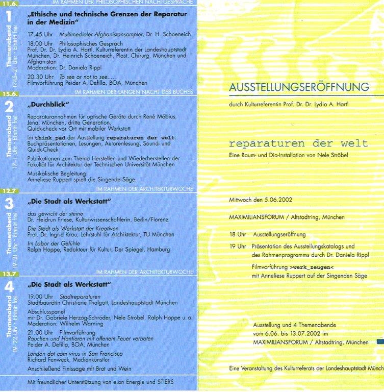 Rahmenprogramm 2002